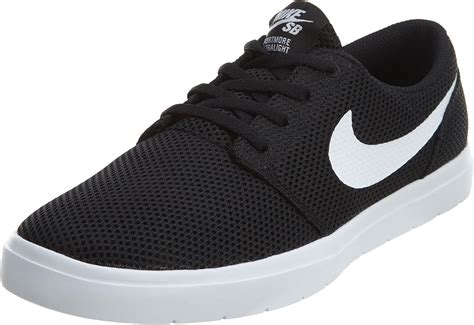 Nike SB Portmore II Ultralight Black White Men's 